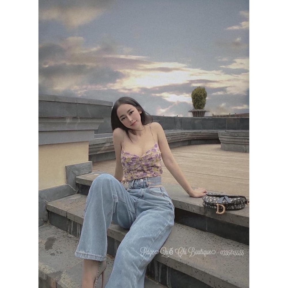 ZARA spaghetti strap v-neck TOP